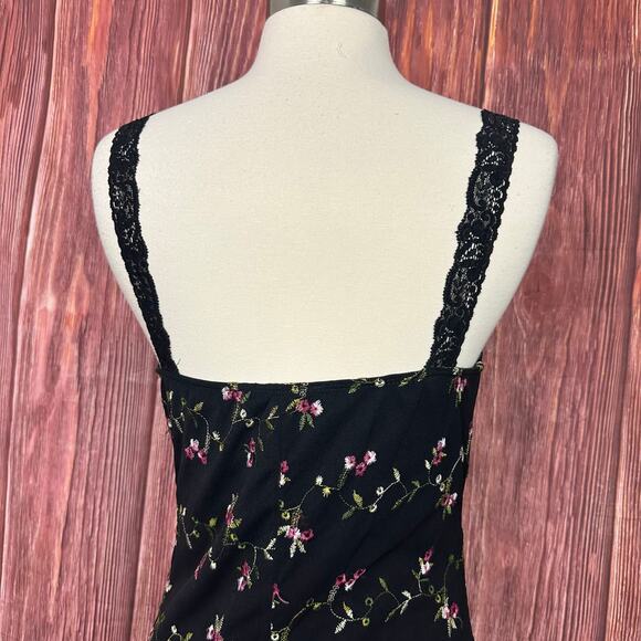 VTG Y2K Love Soup Womens Lace Babydoll Dress Floral Embroidered Size Medium M - Picture 5 of 8